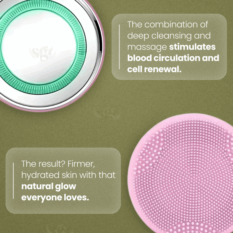 Trimey Facial Cleansing Brush with Light Therapy – Deep Pore & Skin Rejuvenation - Image 2