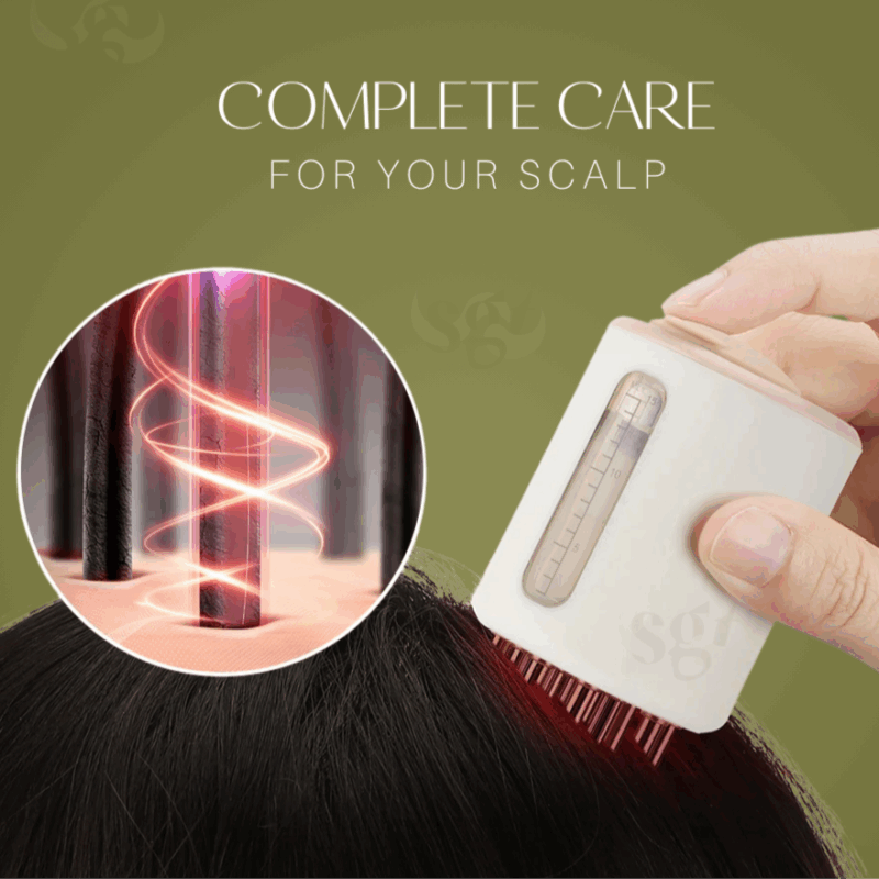 Trimey Light-Therapy Scalp Brush – Hair Growth & Deep Scalp Massage Tool - Image 3