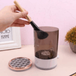 Trimey Electric Makeup Brush Cleaner – Quick-Dry Spinner for Deep Cleaning